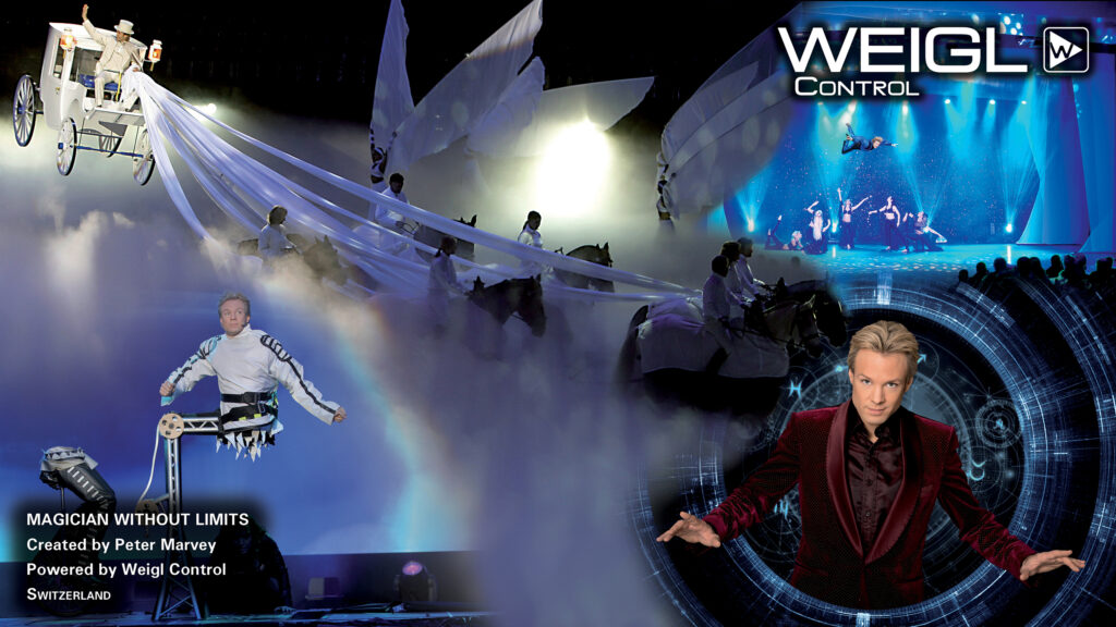Project "Magician without limits" powered by Weigl show control technology since 2016